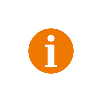 Download free orange text round icon